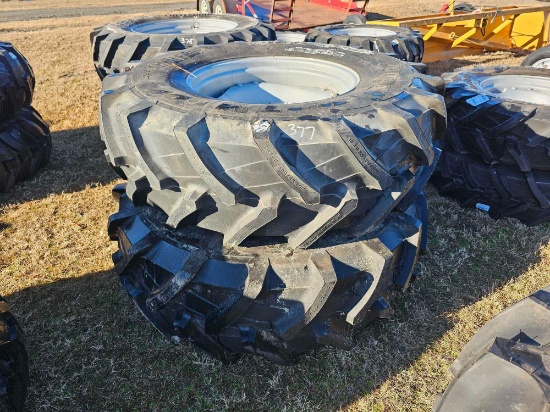 377 - 2 - NEW 420 / 85 R30 TIRES