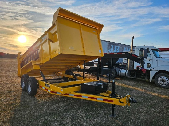 538 - NEW VIPER DT1483 7' X 14' DUMP TRAILER