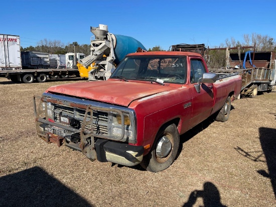 559 - 1991 DODGE D200/D250 2WD