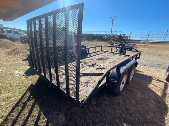 606 - 76" X 12' GATE TRAILER