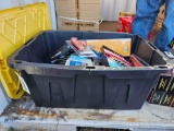 123 - BOX OF MISC TOOLS