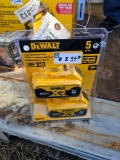 130 - ABSOLUTE - 2 - DEWALT 20V BATTERIES
