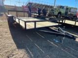 803 - 6 X 12 DOVE TAIL GATE TRAILER