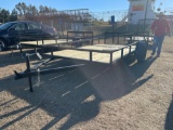804 - 7' X 14' DOVE TAIL GATE TRAILER