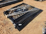 1653 - ABSOLUTE - 14' DBL BLACK IRON GATE