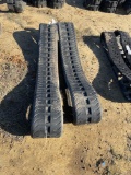 318 - PAIR OF RUBBER TRACK