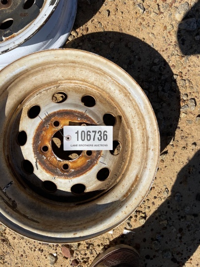 2166 - TRAILER WHEELS