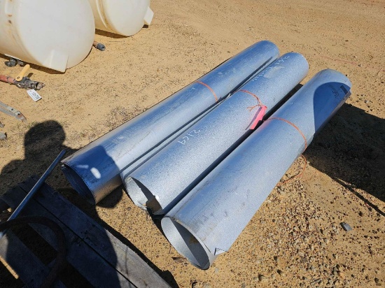 2169 - 3 ROLLS OF 72" GALV FLASHING