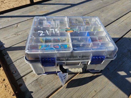2175 - ABSOLUTE - FLAMBEAU TACKLE BOX & CONTENTS
