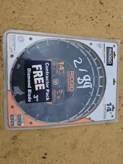 2189 - 3 - RIDGID 14" DIAMOND BLADES