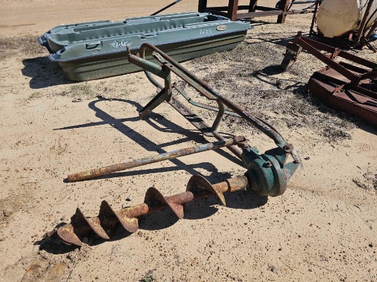 2238 - FORD THREE POINT POST HOLE DIGGER