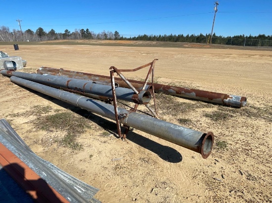 2301 - APPR 90' PF 8" GALV PIPE & FAN