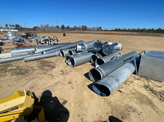 2310 - BDL OF GALV DUCK, ELBOWS, & PIPE