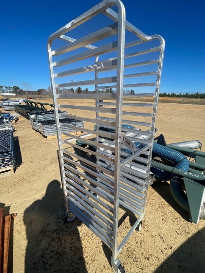 2321 - ALUM ROLLING CART