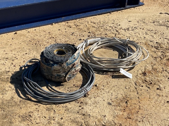 2407 - ROLL OF BARB WIRE & ELECTRICAL WIRE