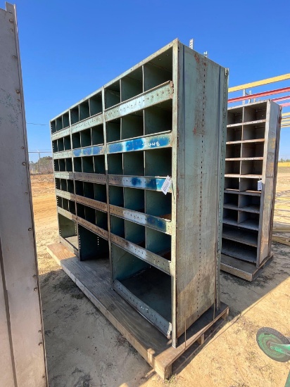 2448 - METAL SHELVING 24" X 108" X 84"