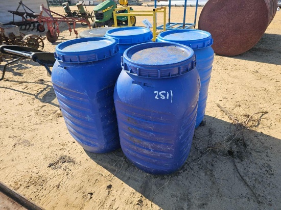 2511 - 4 PLASTIC DRUMS