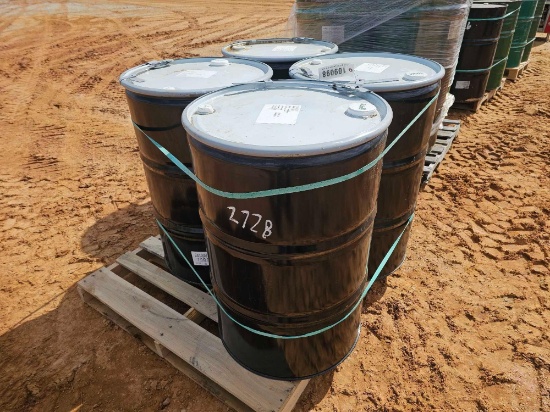 2728 - 4 METAL 55 GAL DRUMS
