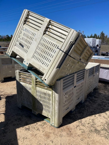 2754 - 3 ONION CRATES 3'8"X4'