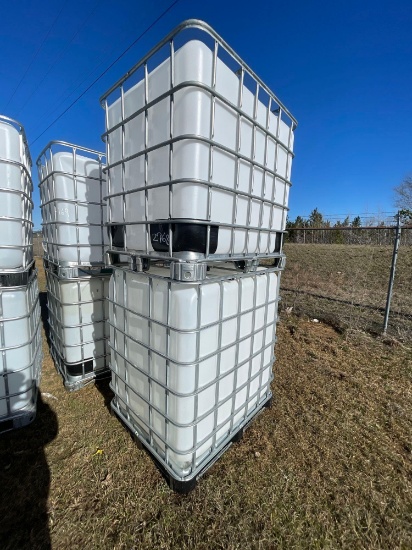 2768 - 1 250 GAL & 1 300 GAL PLASTIC CONTAINERS