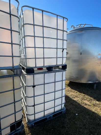2770 - 2 - 250 GAL PLASTIC CONTAINERS
