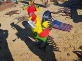 2135 - ABSOLUTE - SMALL METAL ROOSTER