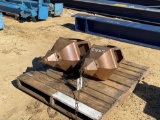 2409 - 2 COPPER LIGHT FIXTURES