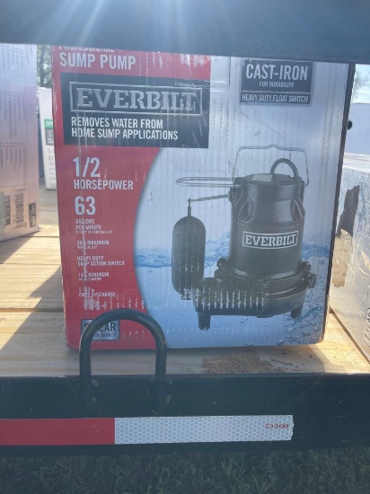 1994 - EVERBILT 1/2 HP PROFESSIONAL SUMP PUMP