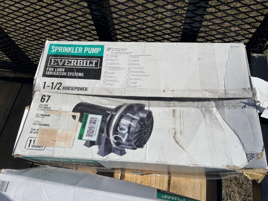 2011 - 1.5 HP EVERBILT IRRIGATION PUMP, 1.5"