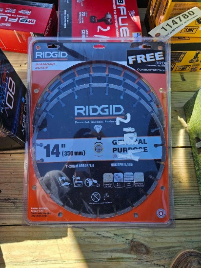 2144 - 3 - RIDGID 14" DIAMOND BLADES