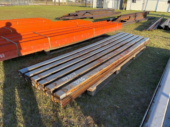 2485 - 15 PIECES OF STEEL DECKING