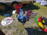 2090 - ABSOLUTE - SMALL METAL ROOSTER