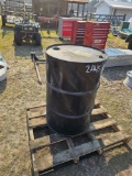 2445 - DRUM OF ANTIFREEZE 1/2 FULL