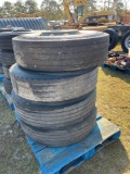 2592 - 4- 295/75R 22.5 TIRES