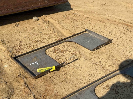 109 - SKID STEER BLANK PLATE