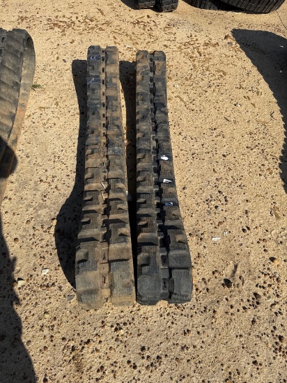 270 - PAIR OF RUBBER TRACKS