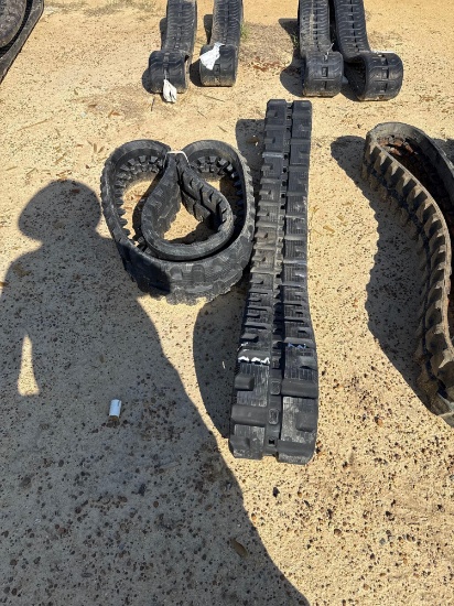 272 - PAIR OF RUBBER TRACKS