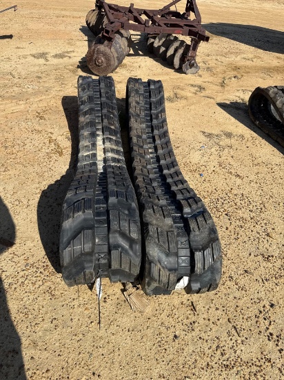 277 - PAIR OF RUBBER TRACKS