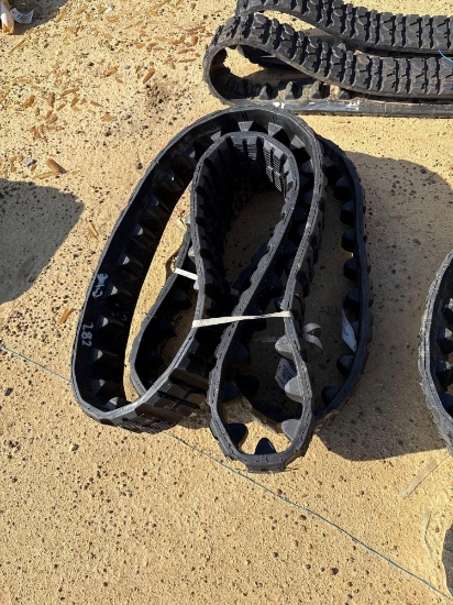 282 - PAIR OF RUBBER TRACKS