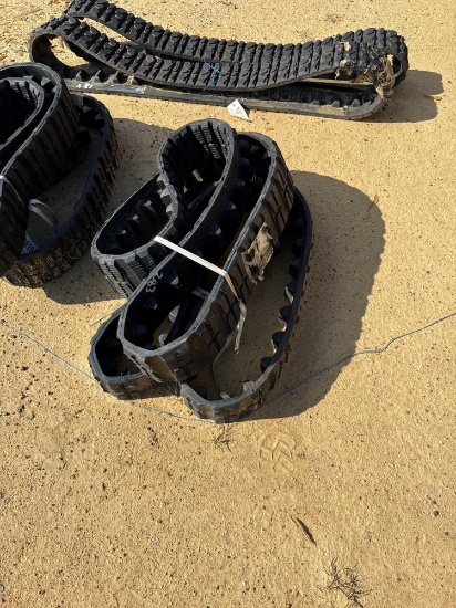 283 - PAIR OF RUBBER TRACKS
