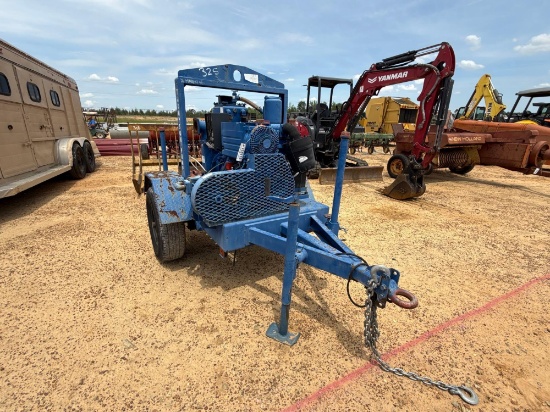 325 - THOMPSON TRAILER MOUNTED WATER PUMP