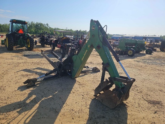 387 - JOHN DEERE 49 BELLY MOUNT BACKHOE ATTACHMENT