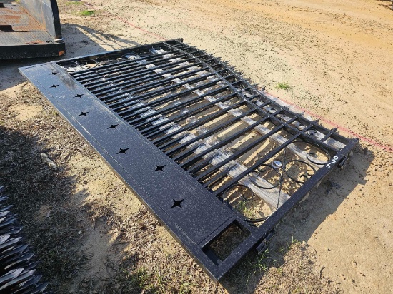 460 - 20 FT. DBL. BLACK IRON GATE