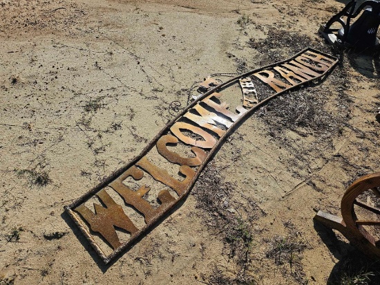 464 - ABSOLUTE - WELCOME TO THE RANCH SIGN