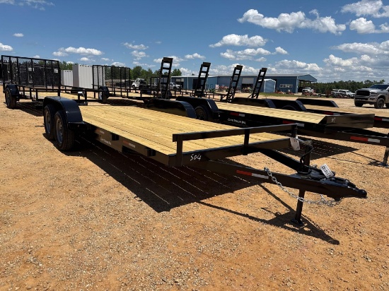 504 - NEW 6' 10" X 18' CAR HAULER *