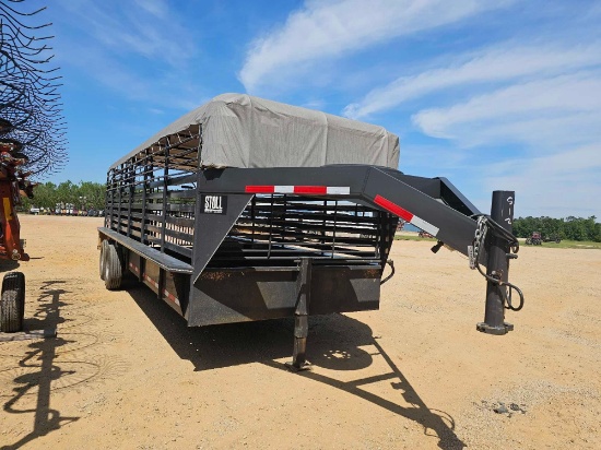 512 - 2023 STOLL GOOSENECK LIVESTOCK TRAILER *