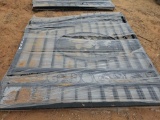 1446 - NEW - 14' X 6' DOUBLE IRON GATE