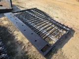 460 - 20 FT. DBL. BLACK IRON GATE