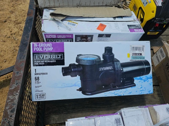 2050 - EVERBILT IN GROUND SWIMMING POOL PUMP