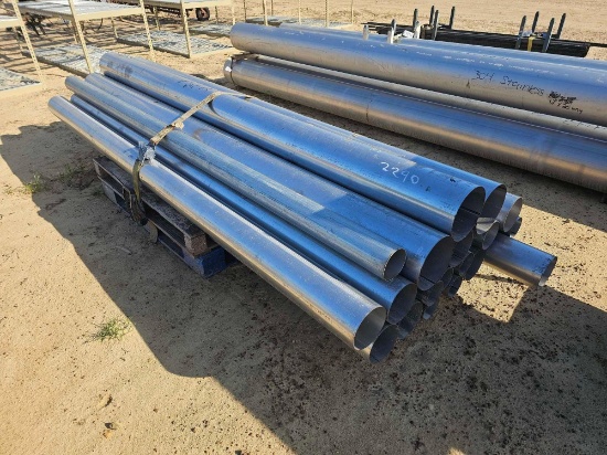 2290 - 18 - PIECES OF 10' LONG GALVANIZED PIPE